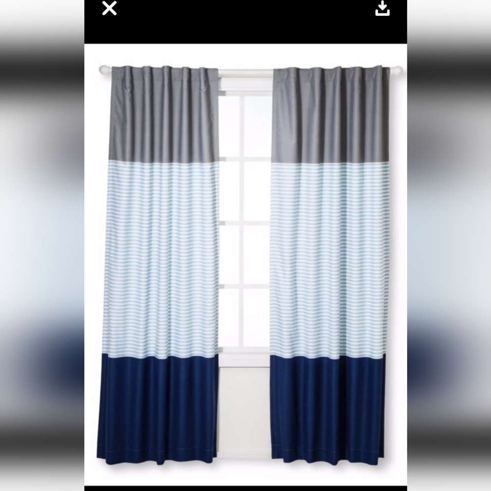 84x42 pillowfort curtain
